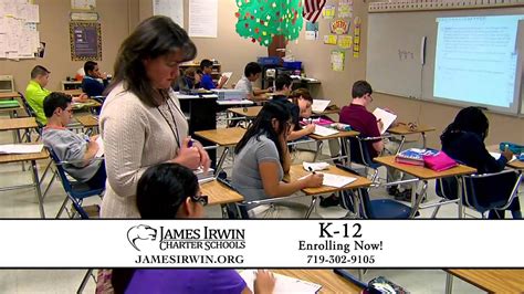 James irwin charter schools - James Irwin Charter High School. Public, Charter 9-12. 5525 Astrozon Blvd. Colorado Springs, CO 80916-4226. (719) 576-8055. District: Harrison School District No. 2. SchoolDigger Rank: 54th of 351 Colorado High Schools. Per Pupil Expenditures: $8,421.
